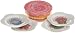Rosanna Cupcake Gift-boxed Dessert Plates, Set of 4