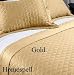 Cosmopolitan Luxurious Coverlet Full/Queen Gold. Image