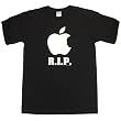 スティーブジョブズ 追悼 Tシャツ キッズM R.I.P./ブラック【オフィシャルグッズ】