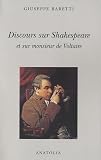 Discours sur Shakerpeare et sur monsieur de Voltaire (1777)