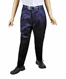 Double Knee Flat Front Pants with Elastic Waist by Preferred School Uniforms (Sizes 10H-20H)