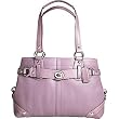 AUTHENTIC COACH LEATHER CARLY CARRYALL TOTE 13236 (Lilac)
