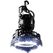 LayOPO Portable LED Camping Lantern Outdoor Camping Combo LED Tent Lantern with Ceiling Fan for Backpacking, Hiking, Fishing, Outdoor Lighting Bug Out Bag Camping Equipment