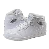 (ナイキ) NIKE AIR JORDAN 1 MID スニーカー エアジョーダン 1 ミッド レザー メンズ エア ジョーダン 554724-120 554724-011 554724-127 3カラー(並行輸入品) (US11(29.0cm), WHITE[554724-102])