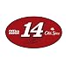 Tony Stewart #14 Mylar Trailer Hitch Cover