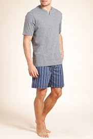 Pure Cotton Nautical Woven Stripe Shorties [T07-1868-S]