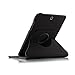 Infiland Galaxy Tab A 8.0 Smart Case, PU Leather 360° Rotating Stand Case Cover for Samsung Galaxy Tab A 8-Inch SM-T350 Tablet (2015 New Version) ONLY (Galaxy Tab A 8inch,Black)