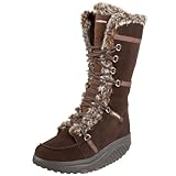 IMAGE OF Skechers Women's Shape Ups - Elasticity Fitness Boot,Chocolate/Sand,6 M US