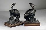 Judith Edwards Designs CRANE BOOKENDS 3473