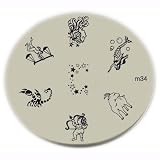 Konad Stamping Nail Art Image Plate - M34