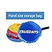 Truedays Kids Ball Pit Playpen for Toddlers, 35.4 inch with Storage Bag, Red Blue,No Balls