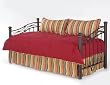 4pc Southern Textiles Camp 18330 Red Multi Color Rainbow Daybed Comforter Cover Bedding Set