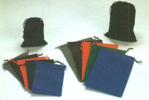 Chessex Dice: Velour Cloth Dice Bag Small (4 x 6) - Pick Your Color - Holds Approximately 20-30 Dice
