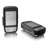 BoxWave HTC Kaiser Armor Case - The Metal Case, Heavy Duty Protective Case (Black (extended battery support with screen guard))