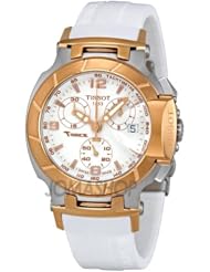 Tissot T Race Quartz White / Gold Womens Watch T048.217.27.017.00