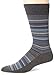 Perry Ellis Men's Multi-Stripe Mercerized Cotton Dress Sock