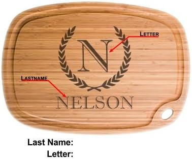 Custom Engraved Greenlite Extra Large Bamboo Cutting Board