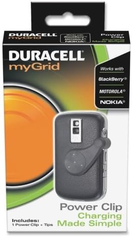 Wholesale CASE of 5 - Duracell My Grid Power Clips-Powerclips, Micro USB Tips, Compatible W/ Most Smart Phones