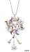 Celestial Sun Hand-Painted Car Charm Ornament
