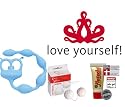 FunFactory Analkette Flexi Felix (Candy Blue) Luxus Paket inkl. Gleitel & Liebeskugeln