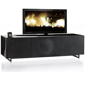 GenevaSound Home Theatre All-In-One Combined Audio and Furniture (Black)