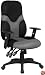 Ergonomic Office Chair - High Back Mesh Contemporary Executive Swivel Chair - BT-6001-GYBK-GG