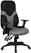 Flash Furniture High Back Ergonomic Black and Gray Mesh Task Chair with Adjustable Arms image 3