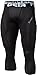CLSL TM-P15-BLKZ_Large Tesla Men's Cool Dry Compression Baselayer Leggings Shorts P15