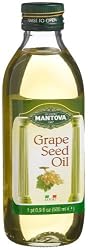 Mantova Grapeseed Oil, 17-Ounce Bottles (Pack of 4)