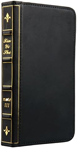 Galaxy Note 3 Case, xinyishi [Genuine Leather] Case for Samsung Galaxy Note 3 / N9000 case (Presented a screen protection film) (Black)