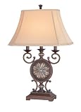 Lite Source C4799 Sheldon One Light Table Lamp in Antique Bronze