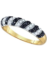 0.51CTW BLACK DIAMOND FASHION BAND