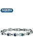 Women's Sabona Lady Executive Blue Gem Magnetic Bracelet