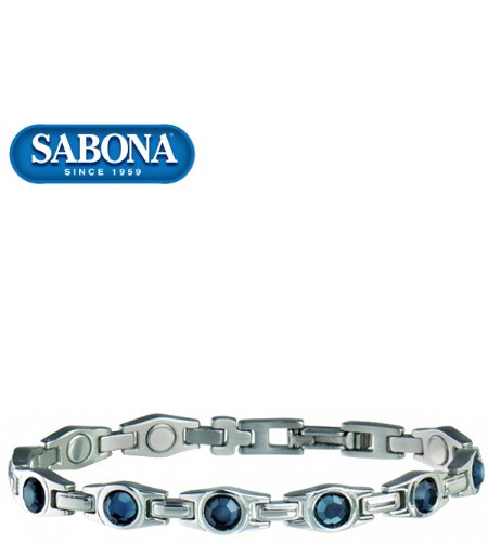 Women’s Sabona Lady Executive Blue Gem Magnetic Bracelet