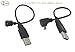 (2-PACK）Micro USB to USB A Cable,USB 2.0 Male to Micro USB 5 Pin Male UP&Down Angled 90 Degree Data Sync Cable Cord For Android, Samsung, HTC, Motorola, Blackberry Smartphones, Tablets(MIRCO,UP-Dowm)