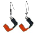Miami Hurricanes Dangle Earrings - NCAA College Athletics Fan Shop Sports Team Merchandise