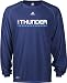 Oklahoma City Thunder -Navy- NBA On-Court Practice Anti-Microbial Performance Long Sleeve T-Shirt