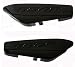 2008-2011 Kawasaki Ninja ER650 Grab Rail Tail Cover Caps x 2 OEM Parts # 36040-0085 & 0086 Ebony Black H-8 EX650 Er6-n ER6-f rear faring