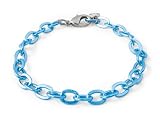CHARM IT!��� Blue Single Chain Link Charm Bracelet