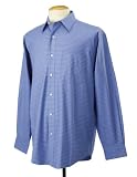 Men's Dylan Cotton Stretch Dress Shirt with Plaid Pattern