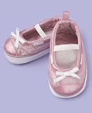 First Impressions Baby Girl Pink Quilted and Sparkle Mary Janes