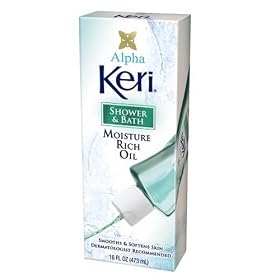 Alpha, Keri Shower & Bath Moisture Rich Oil, 16-Ounce Bottles (Pack of 2)