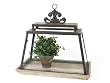 Pack of 2 Water's Edge Metal and Glass Terrarium Boxes 19.5"
