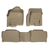 2012 Volkswagen Passat Tan WeatherTech Floor Liner (Full Set) by WeatherTech