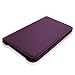 LK Luxury 360 Rotating PU Leather Case Cover For Samsung Galaxy Tab 3 Lite 7.0 T110 / T111 & Free Screen Protector + Stylus Pen (Purple)