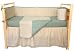 Tadpoles Organic Waffle Weave 4 Piece Crib Set - Sage