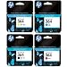 HP 364 Set of 4 inc Black, Yellow, Cyan and Magenta Ink Cartridges for Photosmart C6324 C6380 C5380 B109n B8550 D5460 B109f B209a B209c C5324 B109a B109d C309g C309a printers