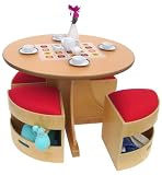 A+ Childsupply Circular Table with 4 stools