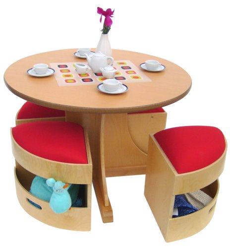 A+ Childsupply Circular Table with 4 stools