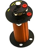Eisco Labs Demonstration Induction Coil with Primary Coil, Secondary Coil, and Cylindrical Magnet - Core 160mm Long, 15mm Diameter (RoHS Compliant)